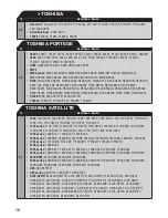 Preview for 21 page of Duracell DRAC5101 Model Compartibility Manual