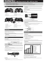 Preview for 1 page of Duracell DRINV3000 User Manual