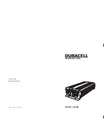 Preview for 1 page of Duracell inverter 1000 Owner'S Manual