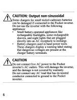 Preview for 11 page of Duracell Pocket inverter 175 Owner'S Manual