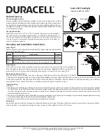 Preview for 1 page of Duracell SS8C-P5-BKT-1 Quick Start Manual