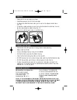 Preview for 4 page of Duracraft DFS-211F Owner'S Manual