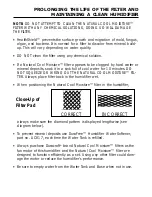 Preview for 7 page of Duracraft DH-830 SERIES Owner'S Manual