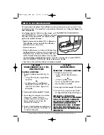 Preview for 17 page of Duracraft DWM-250 Series Owner'S Manual