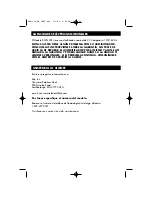 Preview for 29 page of Duracraft DWM-250 Series Owner'S Manual