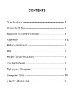 Preview for 2 page of Durafly 9306000318-0 Instruction Manual