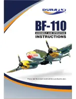 Durafly BF-110 Assembly And Operation Instructions Manual preview