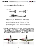 Preview for 14 page of Durafly Curtiss P-40N Instruction Manual