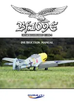 Предварительный просмотр 1 страницы Durafly Messerschmitt BF.109E-4 Instruction Manual