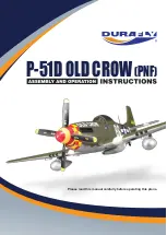 Preview for 1 page of Durafly P-51D OLD CROW Assembly And Operation Instructions Manual