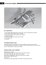 Preview for 4 page of Durafly P-51D OLD CROW Assembly And Operation Instructions Manual