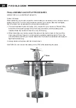 Preview for 24 page of Durafly P-51D OLD CROW Assembly And Operation Instructions Manual