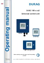 DURAG D-ISC 100 2 Series Operating Manual preview