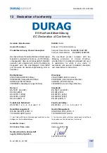 Preview for 107 page of DURAG D-LX 200 Manual