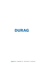 Preview for 116 page of DURAG D-LX 200 Manual