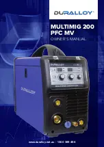 Duralloy MULTIMIG 200 PFC MV Owner'S Manual preview