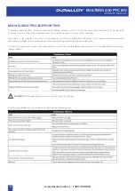 Preview for 14 page of Duralloy MULTIMIG 200 PFC MV Owner'S Manual