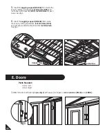 Preview for 37 page of DuraMax Storage Shed Owner'S Manual/ Instructions For Assembly