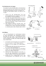 Предварительный просмотр 27 страницы Duramaxx 10028499 Manual