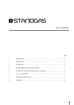 Предварительный просмотр 3 страницы Duran Electronica STANDGAS HC Installation & User Manual