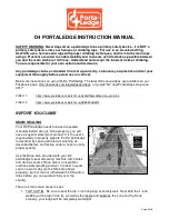 DURANGO D4 PORTALEDGE Instruction Manual preview