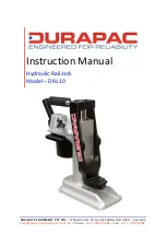 Durapac DRJ-10 Instruction Manual preview