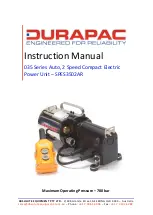 Durapac SPES3502AR Instruction Manual preview