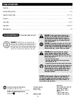 Preview for 2 page of DuraPro 06-450 Operator'S Manual