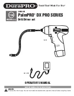 DuraPro PalmPRO Operator'S Manual предпросмотр