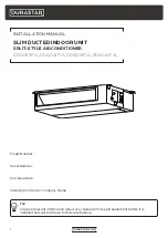 Preview for 1 page of DURASTAR DRAD09F1A Installation Manual