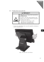 Предварительный просмотр 19 страницы Duratec POS S15 Notes On Safety And Installation