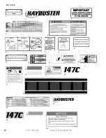 Предварительный просмотр 98 страницы DuraTech Industries HAYBUSTER 147C Operating Instructions And Parts Reference