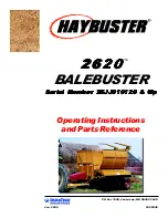 Предварительный просмотр 1 страницы DuraTech Industries Haybuster Balebuster 2620 Operating Instructions And Parts Reference