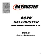 Предварительный просмотр 55 страницы DuraTech Industries Haybuster Balebuster 2620 Operating Instructions And Parts Reference