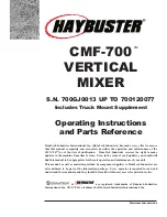 Preview for 3 page of DuraTech Industries HAYBUSTER CMF-700 Operating Instructions And Parts Reference