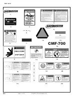 Preview for 176 page of DuraTech Industries HAYBUSTER CMF-700 Operating Instructions And Parts Reference