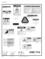 Preview for 144 page of DuraTech Industries HAYBUSTER CMF-710 Operating Instructions Manual