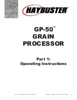 Preview for 11 page of DuraTech Industries Haybuster GP-50 Operating Instructions And Parts Reference