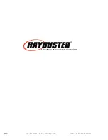 Preview for 138 page of DuraTech Industries Haybuster GP-50 Operating Instructions And Parts Reference