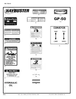 Preview for 140 page of DuraTech Industries Haybuster GP-50 Operating Instructions And Parts Reference