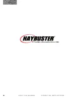 Preview for 48 page of DuraTech Industries HAYBUSTER H-800 Operating Instructions And Parts Reference