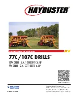 Duratech HAYBUSTER 107C DRILL Operating Instructions And Parts Manual preview
