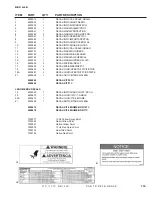 Preview for 121 page of Duratech HAYBUSTER 107C DRILL Operating Instructions And Parts Manual