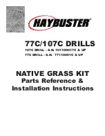 Preview for 141 page of Duratech HAYBUSTER 107C DRILL Operating Instructions And Parts Manual