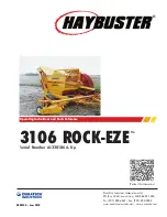 Предварительный просмотр 1 страницы Duratech Haybuster 3106 ROCK-EZE Operating Instructions And Parts List Manual