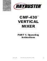 Предварительный просмотр 11 страницы Duratech HAYBUSTER CMF-430 Operating Instructions And Parts List Manual