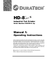 Preview for 3 page of Duratech HD-8 V Series Operating Instructions Manual