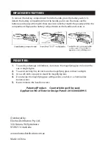 Предварительный просмотр 4 страницы Duratech QM-3519 Instruction Manual