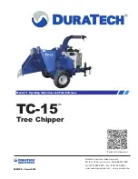 Preview for 1 page of Duratech TC-15 Operating Instructions And Parts Reference