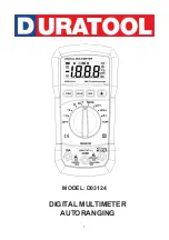 Duratool D03124 Manual preview